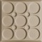 Ceilume Roman Circle 2ft x 2ft Latte Ceiling Tile V1-ROMNCR-22LAO - alternate 1